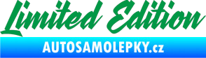 Samolepka Limited edition 003 zelená
