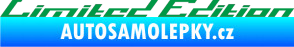 Samolepka Limited edition 009 zelená