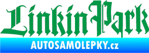 Samolepka Linkin Park 004 zelená