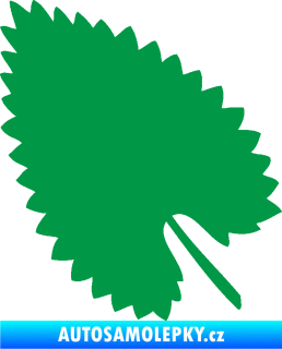 Samolepka List 001 levá zelená