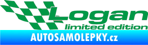 Samolepka Logan limited edition levá zelená