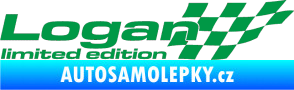 Samolepka Logan limited edition pravá zelená