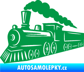 Samolepka Lokomotiva 003 levá zelená