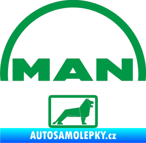 Samolepka MAN - Truck zelená