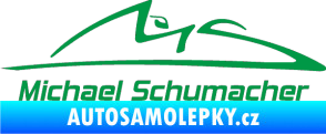 Samolepka Michael Schumacher 002 zelená