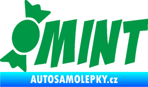 Samolepka Mint bonbón zelená