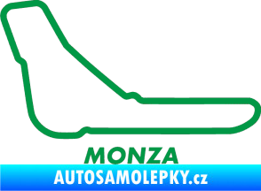 Samolepka Okruh Monza zelená