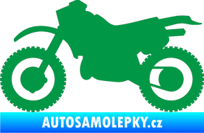 Samolepka Motorka 003 levá zelená