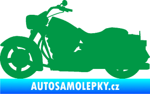Samolepka Motorka 045 levá Harley Davidson zelená