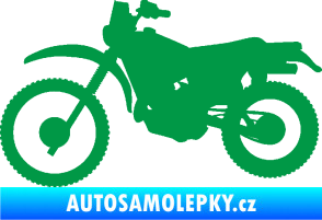 Samolepka Motorka 046 levá zelená
