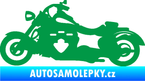 Samolepka Motorka 056 levá zelená