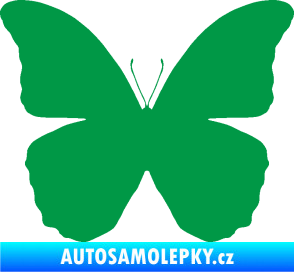 Samolepka Motýl 006 zelená