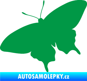 Samolepka Motýl 010 levá zelená