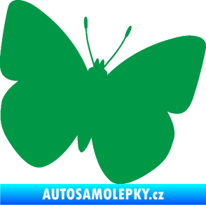 Samolepka Motýl 011 pravá zelená