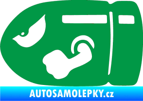 Samolepka Náboj 001 levá zelená