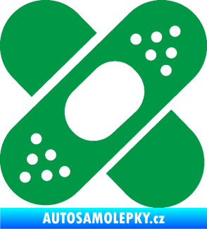 Samolepka Náplast 001 zelená
