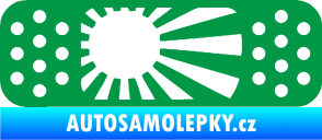 Samolepka Náplast 002 pravá zelená