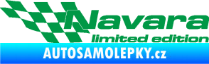 Samolepka Navara limited edition levá zelená