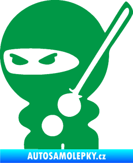 Samolepka Ninja baby 001 levá zelená