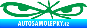 Samolepka Oči 002 pravá zelená