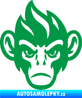 Samolepka Opičák 002 levá zelená