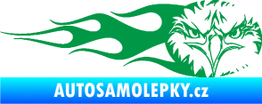 Samolepka Orel 004 pravá zelená