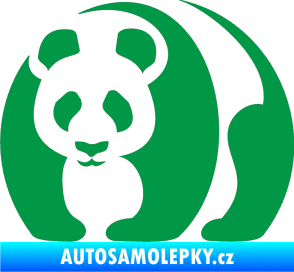 Samolepka Panda 001 levá zelená