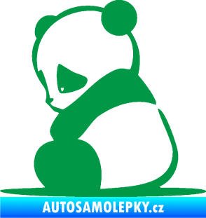 Samolepka Panda 005 levá zelená