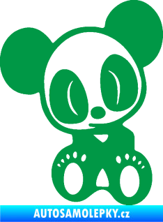 Samolepka Panda JDM levá zelená