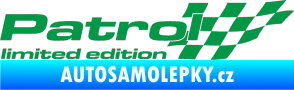 Samolepka Patrol limited edition pravá zelená