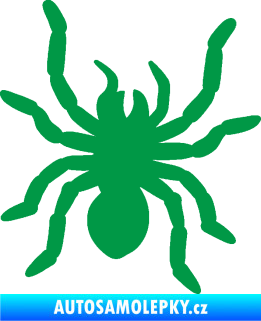 Samolepka Pavouk 014 pravá zelená