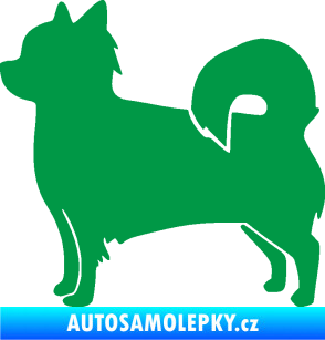 Samolepka Pes 173 levá čivava zelená