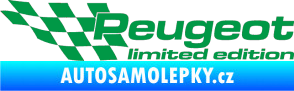 Samolepka Peugeot limited edition levá zelená