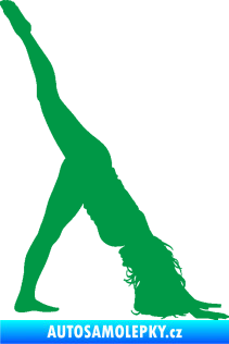 Samolepka Pilates 001 pravá zelená