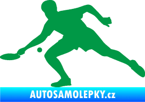 Samolepka Ping pong 001 levá zelená
