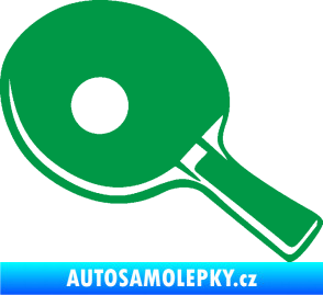 Samolepka Ping pong pálka levá zelená