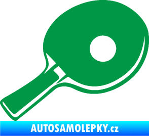 Samolepka Ping pong pálka pravá zelená