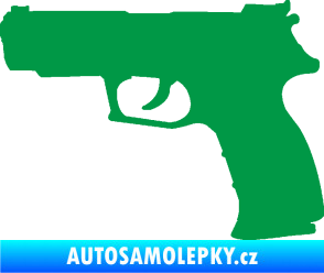 Samolepka Pistole 003 levá zelená