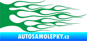 Samolepka Plameny 023 zelená