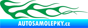 Samolepka Plameny 063 zelená