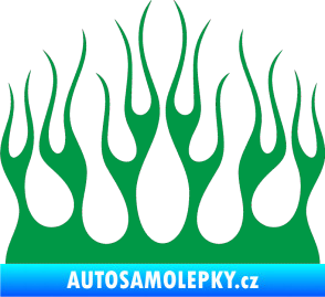 Samolepka Plameny 084 zelená