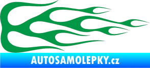 Samolepka Plameny 089 zelená