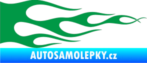 Samolepka Plameny 090 zelená