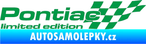 Samolepka Pontiac limited edition pravá zelená
