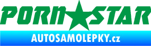 Samolepka Porn star  zelená