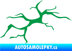 Samolepka Prasklina 001 zelená