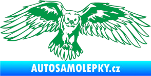 Samolepka Predators 077 pravá sova zelená