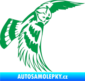 Samolepka Predators 081 pravá sova zelená