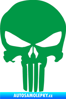 Samolepka Punisher 001 zelená