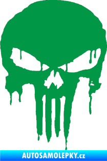 Samolepka Punisher 003 zelená